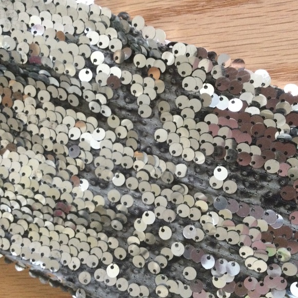 Silver Sparkly Dress size M - Picture 6 of 7